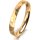 Ring 14 Karat Gelbgold 3.0 mm diamantmatt