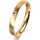 Ring 14 Karat Gelbgold 3.0 mm l&auml;ngsmatt 1 Brillant G vs 0,025ct
