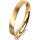 Ring 18 Karat Gelbgold 3.0 mm l&auml;ngsmatt