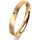 Ring 18 Karat Gelbgold 3.0 mm sandmatt 1 Brillant G vs 0,025ct