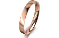 Ring 14 Karat Rotgold 3.0 mm poliert