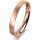 Ring 14 Karat Rotgold 3.0 mm sandmatt