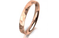 Ring 14 Karat Rotgold 3.0 mm diamantmatt