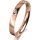 Ring 14 Karat Rotgold 3.0 mm poliert 1 Brillant G vs 0,025ct