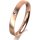Ring 18 Karat Rotgold 3.0 mm l&auml;ngsmatt 1 Brillant G vs 0,025ct