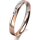 Ring 14 Karat Rot-/Weissgold 3.0 mm poliert 1 Brillant G vs 0,025ct