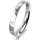 Ring 14 Karat Weissgold 3.0 mm diamantmatt