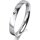 Ring 14 Karat Weissgold 3.0 mm poliert 1 Brillant G vs 0,025ct