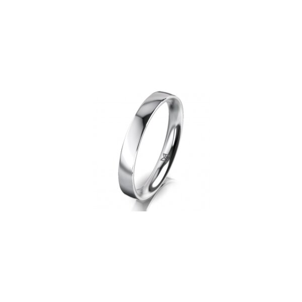 Ring 18 Karat Weissgold 3.0 mm poliert