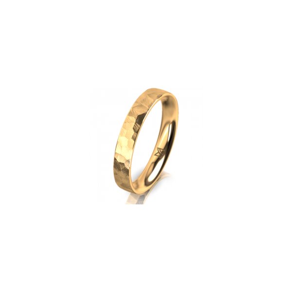 Ring 14 Karat Gelbgold 3.5 mm diamantmatt