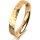 Ring 14 Karat Gelbgold 3.5 mm diamantmatt