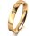 Ring 14 Karat Gelbgold 3.5 mm poliert 1 Brillant G vs 0,025ct