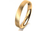 Ring 18 Karat Gelbgold 3.5 mm sandmatt