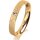 Ring 18 Karat Gelbgold 3.5 mm kreismatt 1 Brillant G vs 0,025ct