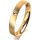 Ring 18 Karat Gelbgold 3.5 mm sandmatt 1 Brillant G vs 0,025ct