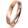 Ring 14 Karat Rotgold 3.5 mm sandmatt