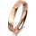 Ring 14 Karat Rotgold 3.5 mm diamantmatt