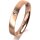 Ring 14 Karat Rotgold 3.5 mm l&auml;ngsmatt 1 Brillant G vs 0,025ct