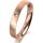 Ring 14 Karat Rotgold 3.5 mm sandmatt 1 Brillant G vs 0,025ct