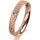 Ring 14 Karat Rotgold 3.5 mm kristallmatt 1 Brillant G vs 0,025ct