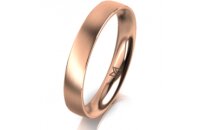 Ring 18 Karat Rotgold 3.5 mm l&auml;ngsmatt