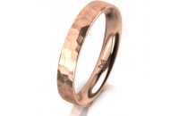 Ring 18 Karat Rotgold 3.5 mm diamantmatt
