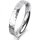 Ring 14 Karat Weissgold 3.5 mm diamantmatt