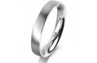 Ring 18 Karat Weissgold 3.5 mm l&auml;ngsmatt
