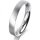 Ring 18 Karat Weissgold 3.5 mm sandmatt