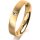 Ring 18 Karat Gelbgold 4.0 mm sandmatt 1 Brillant G vs 0,025ct