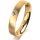Klassik 3 Gold 750 Gelb 4.0 mm Sandmatt