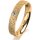 Klassik 3 Gold 750 Gelb 4.0 mm Kristallmatt