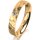 Klassik 3 Gold 750 Gelb 4.0 mm Diamantmatt