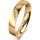 Ring 18 Karat Gelbgold 4.0 mm poliert 4 Brillanten G vs Gesamt 0,020ct