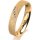 Ring 18 Karat Gelbgold 4.0 mm kreismatt 4 Brillanten G vs Gesamt 0,020ct