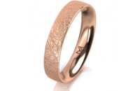 Ring 14 Karat Rotgold 4.0 mm kreismatt