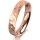 Ring 14 Karat Rotgold 4.0 mm diamantmatt