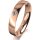 Ring 14 Karat Rotgold 4.0 mm poliert 1 Brillant G vs 0,050ct
