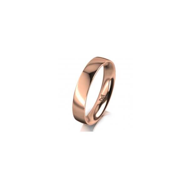Ring 18 Karat Rotgold 4.0 mm poliert