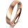 Ring 18 Karat Rotgold 4.0 mm l&auml;ngsmatt
