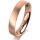 Ring 18 Karat Rotgold 4.0 mm sandmatt