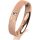 Ring 18 Karat Rotgold 4.0 mm kreismatt 1 Brillant G vs 0,025ct