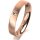Ring 18 Karat Rotgold 4.0 mm sandmatt 1 Brillant G vs 0,025ct