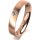 Ring 18 Karat Rotgold 4.0 mm l&auml;ngsmatt 1 Brillant G vs 0,050ct
