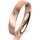Ring 18 Karat Rotgold 4.0 mm sandmatt 1 Brillant G vs 0,050ct