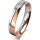 Ring 14 Karat Rot-/Weissgold 4.0 mm poliert