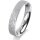 Ring 18 Karat Weissgold 4.0 mm kreismatt