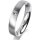 Ring 18 Karat Weissgold 4.0 mm l&auml;ngsmatt 1 Brillant G vs 0,025ct