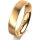 Ring 18 Karat Gelbgold 4.5 mm l&auml;ngsmatt