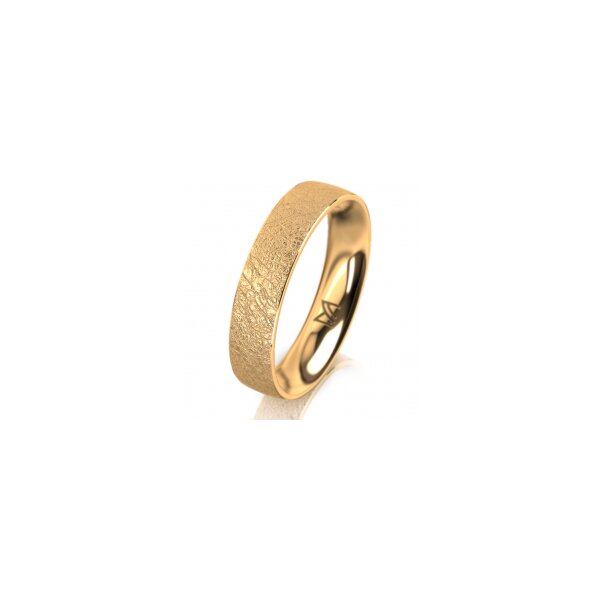 Ring 18 Karat Gelbgold 4.5 mm kreismatt